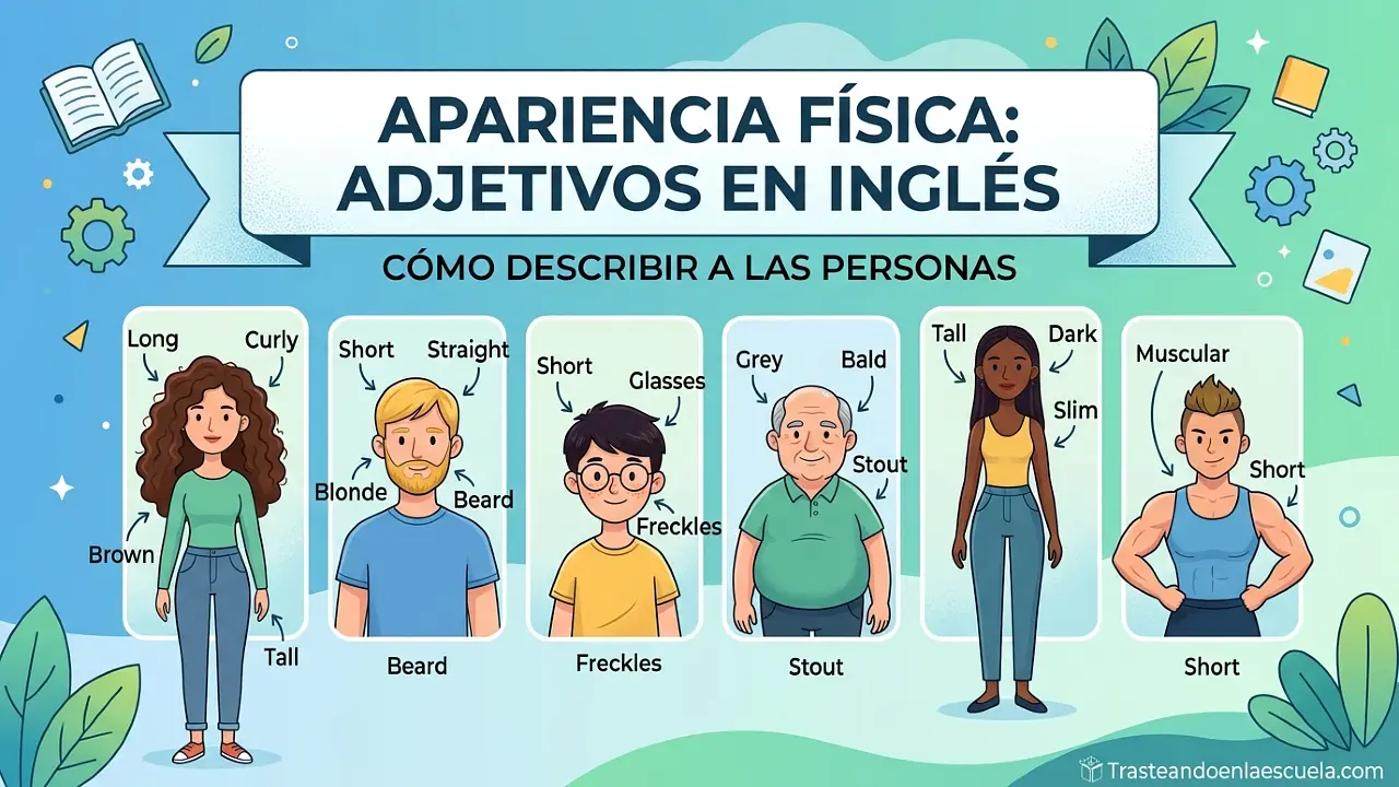 Appearance adjectives: cómo describir el físico en inglés