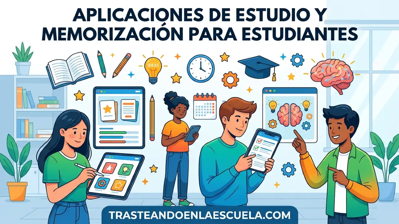 Apps de estudio y memorización para estudiantes