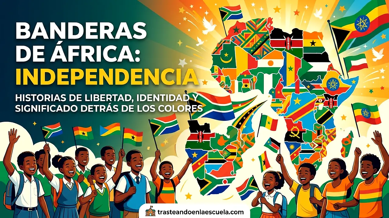 Banderas de África: independencias