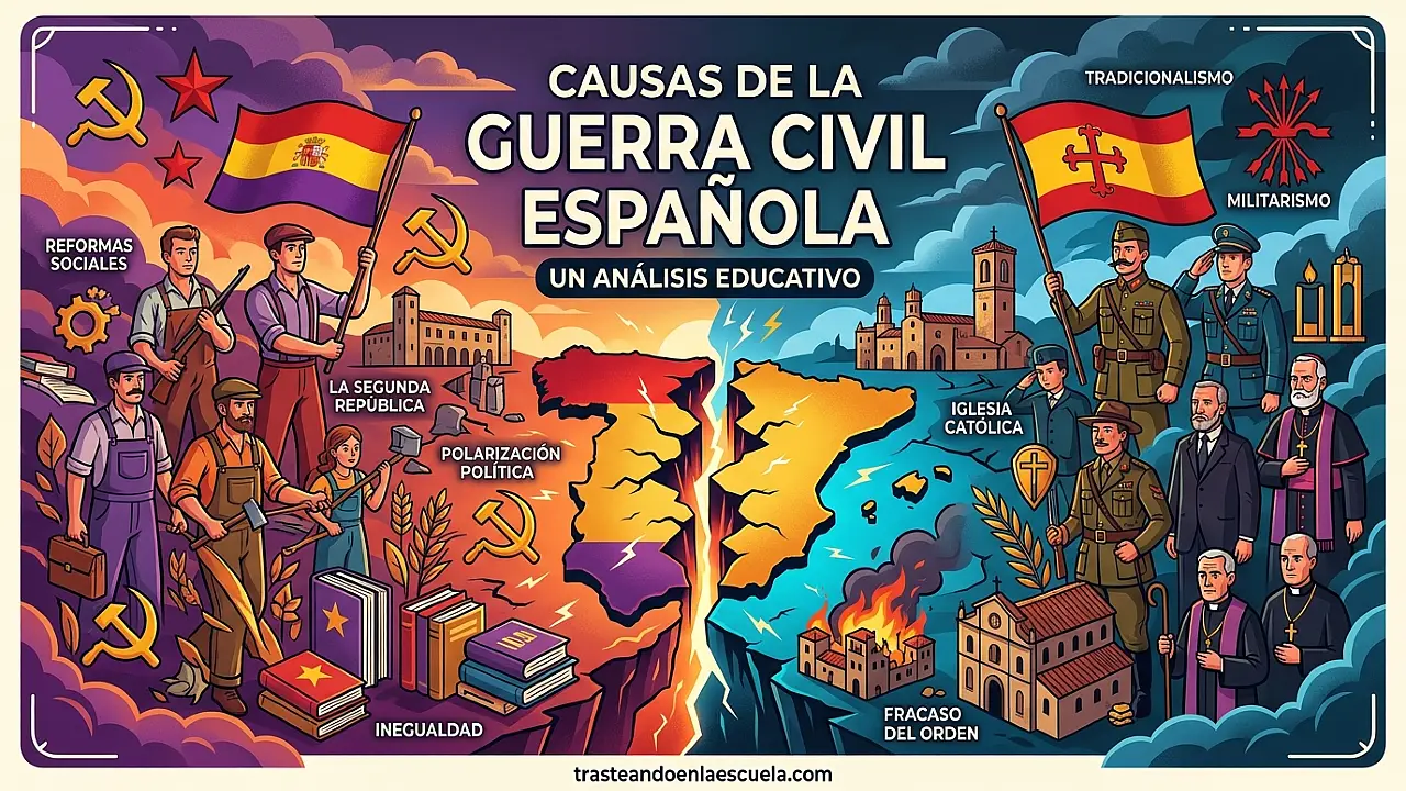 Causas de la Guerra Civil Española: contexto de la II República