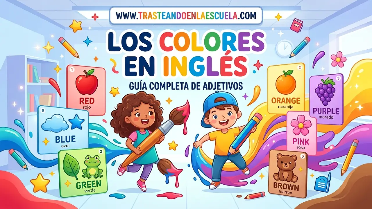 Color adjectives: la guía completa de los colores en inglés