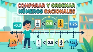 Comparar y ordenar números racionales