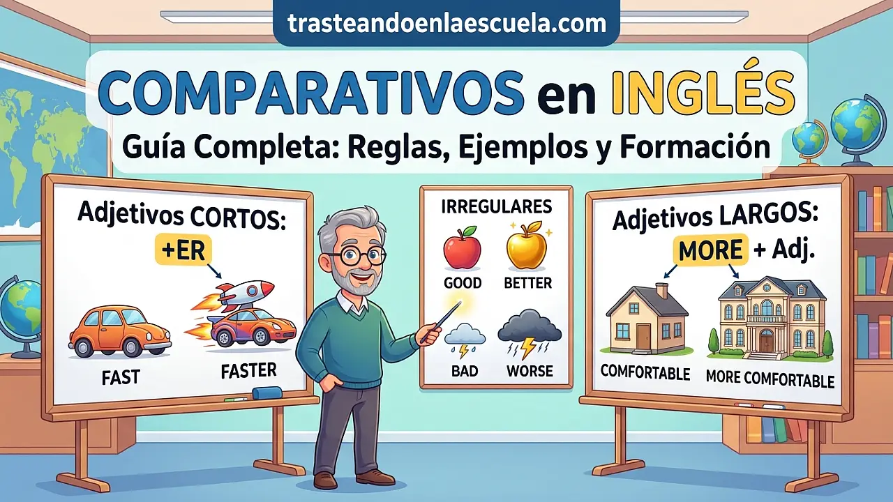 Comparatives in English: reglas, ejemplos y cómo formar comparativos
