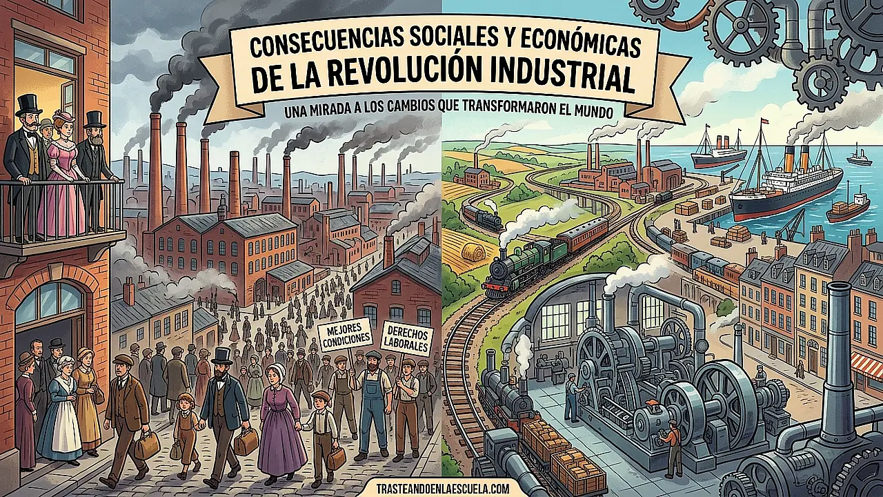 Consecuencias sociales y económicas de la Revolución Industrial
