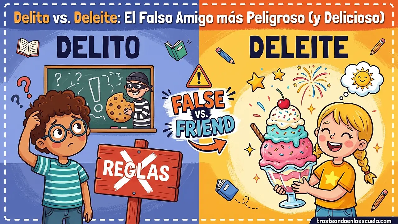 Delito vs Delight: el falso amigo más peligroso (y delicioso)