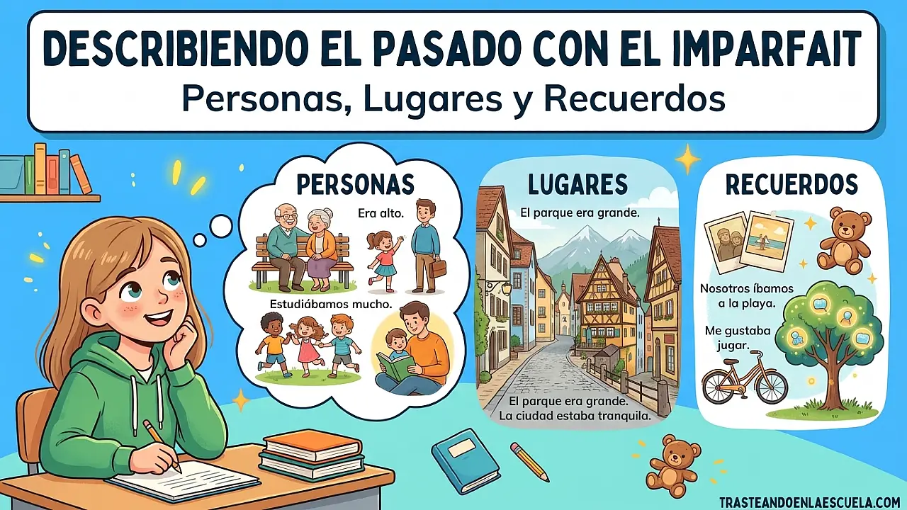Describir en el pasado con el imparfait: personas, lugares y recuerdos