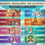 Dioses romanos: equivalencias con dioses griegos