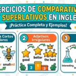 Ejercicios comparativos y superlativos en inglés - Práctica completa