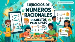 Ejercicios de números racionales resueltos paso a paso