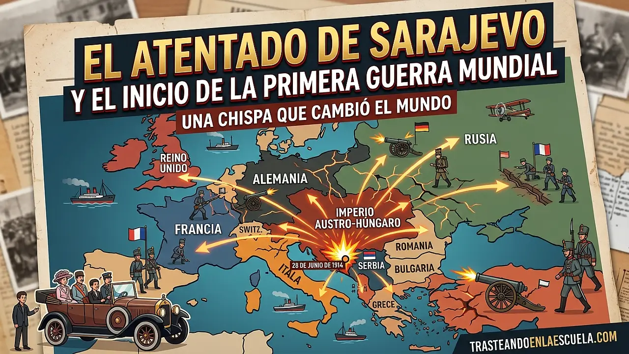 El atentado de Sarajevo y el inicio de la Primera Guerra Mundial