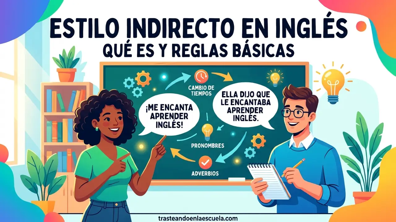 El estilo indirecto en inglés: qué es y reglas básicas
