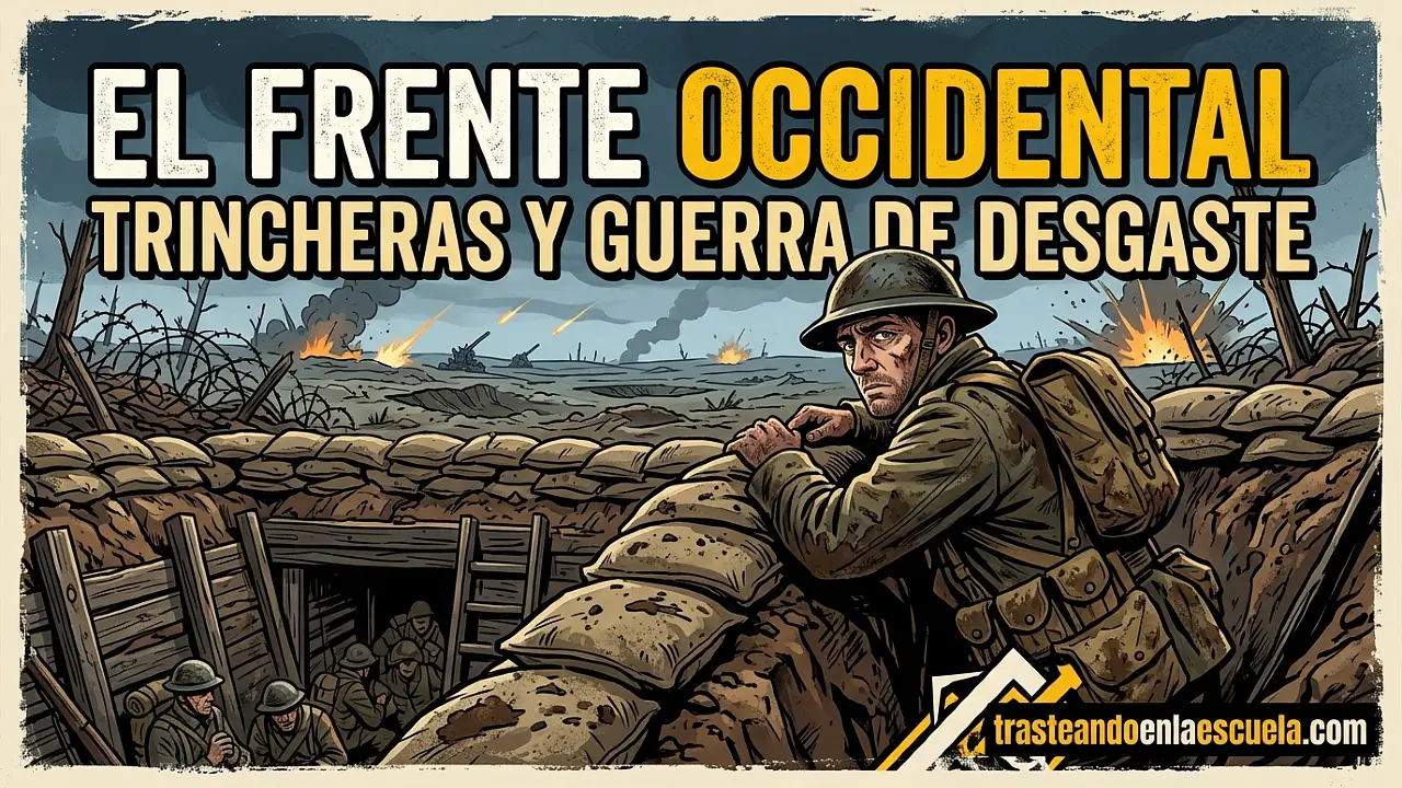 El frente occidental: trincheras y guerra de desgaste