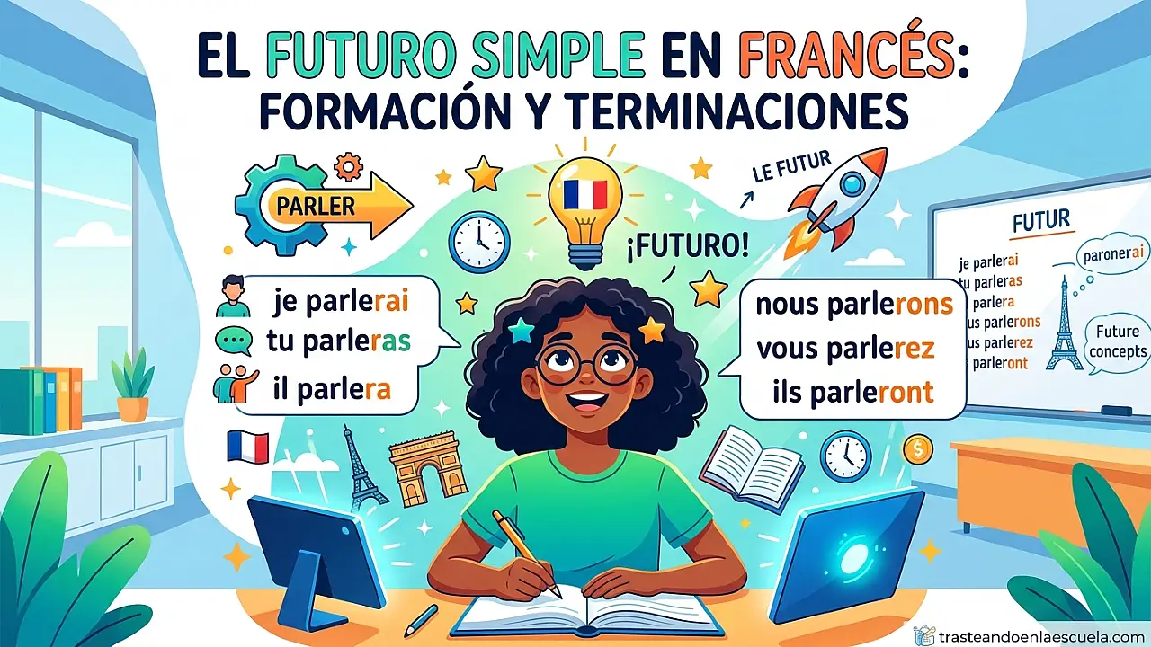 El futuro simple en francés: formación y terminaciones