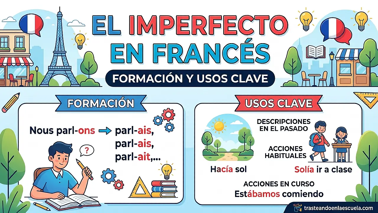 El imparfait en francés: formación y usos esenciales