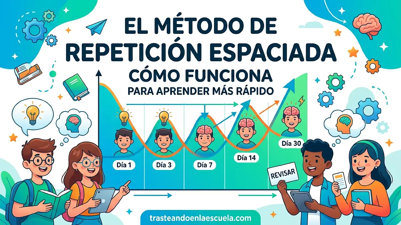 El método de repetición espaciada: cómo funciona