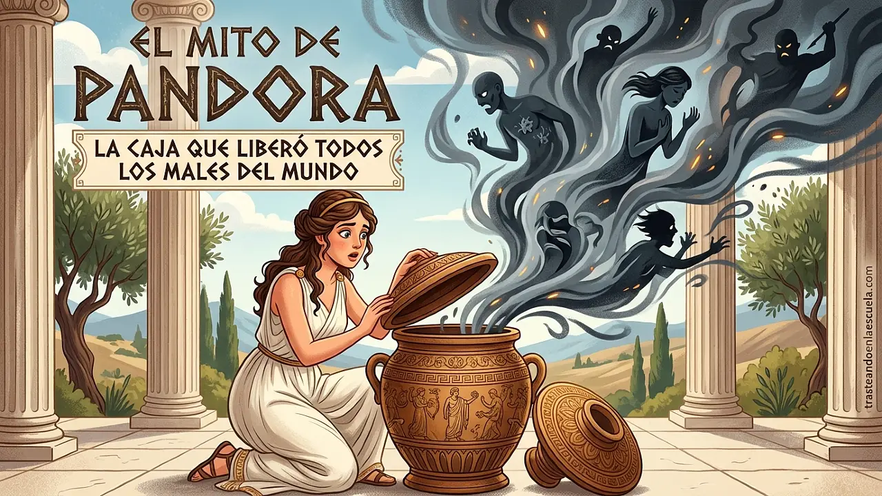 El mito de Pandora: la caja que liberó todos los males del mundo