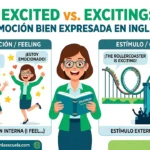 Excited vs Exciting: la emoción bien expresada en inglés