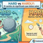 Hard vs Hardly: la diferencia que cambia el significado