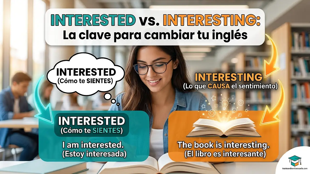 Interested vs Interesting: la diferencia clave que cambiará tu inglés