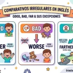 Irregular comparatives: good, bad, far - excepciones en inglés