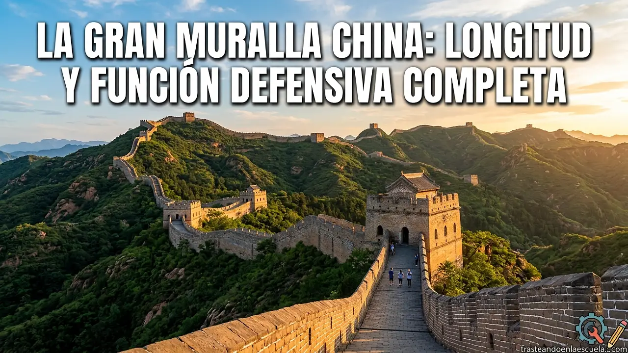 La Gran Muralla China: longitud y función defensiva completa