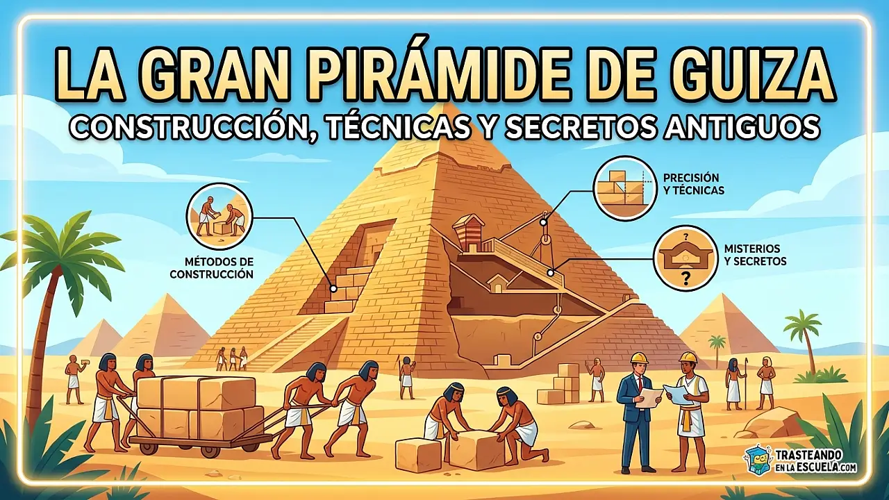 La Gran Pirámide de Guiza: construcción, técnicas y secretos milenarios