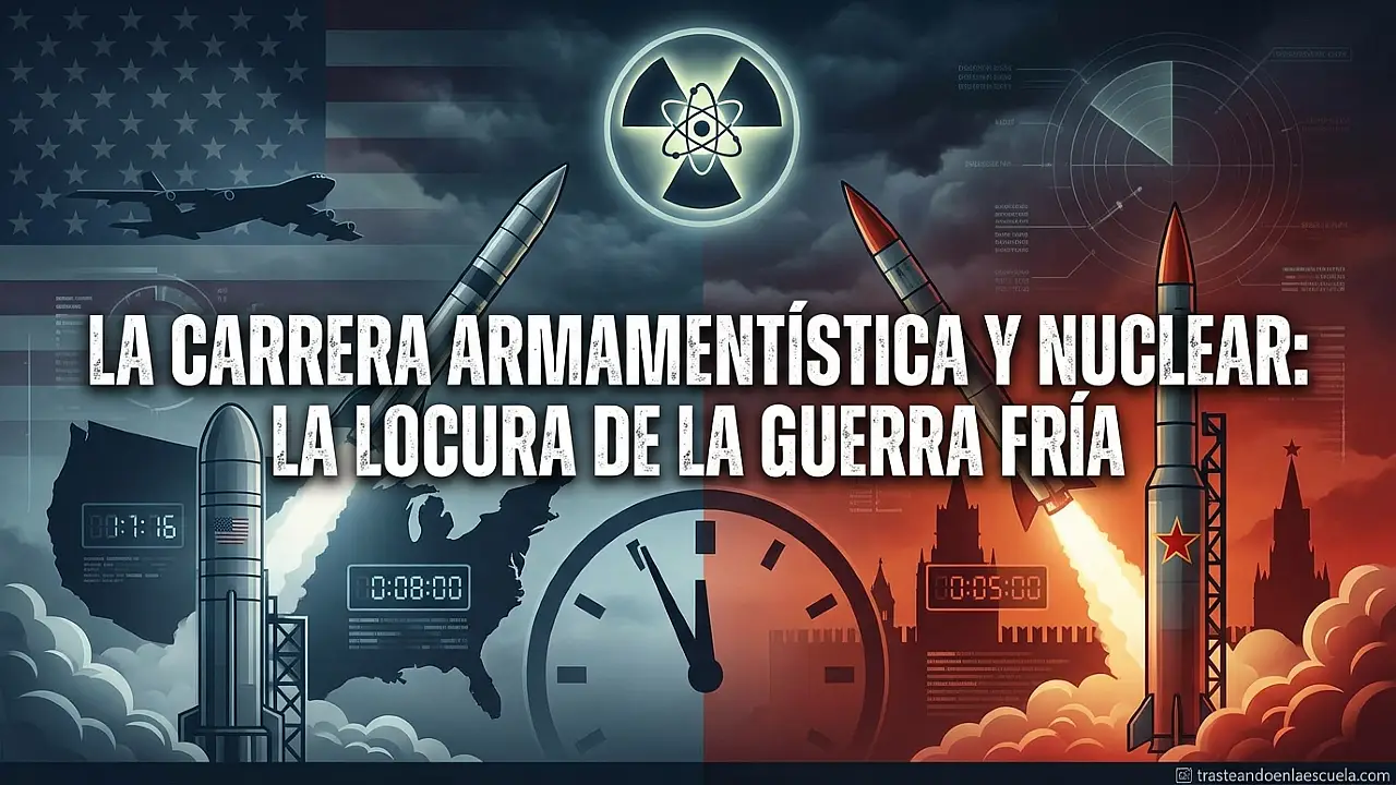 La carrera armamentística y nuclear: la locura de la Guerra Fría