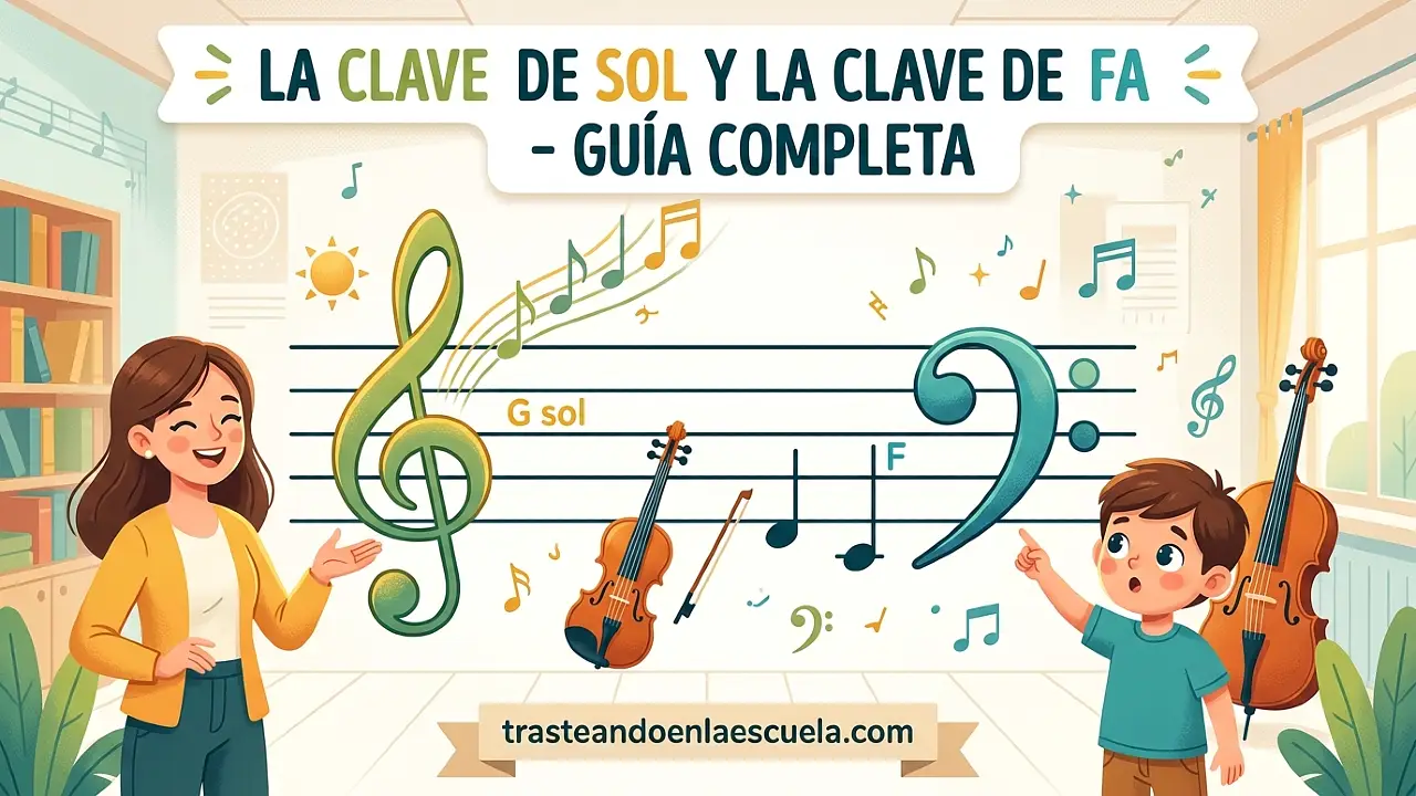 La clave de sol y la clave de fa - Guía completa