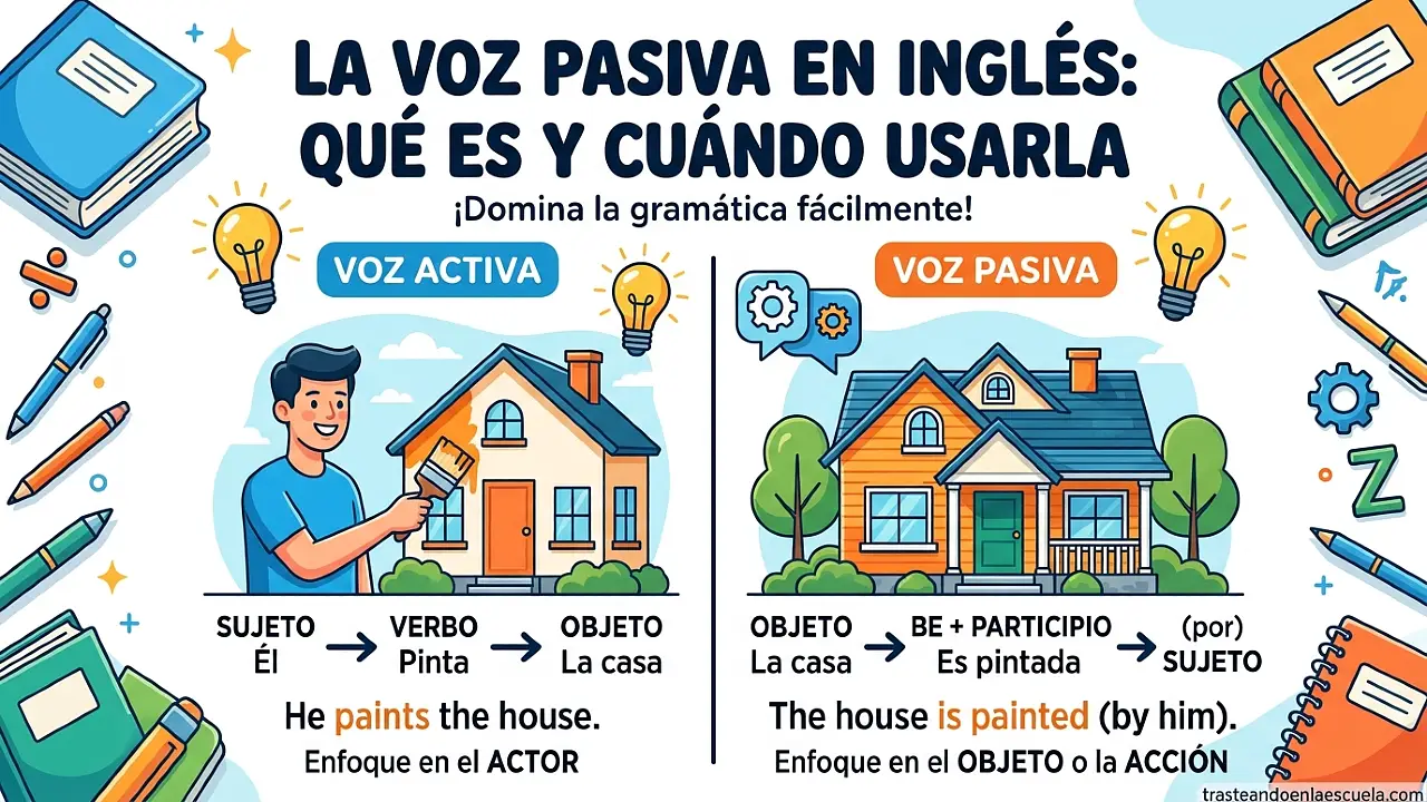 La voz pasiva en inglés: qué es y cuándo usarla