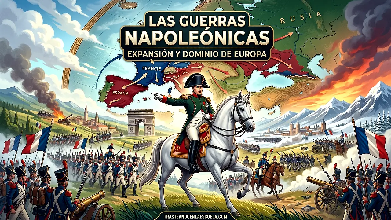 Las guerras napoleónicas: expansión y dominio de Europa