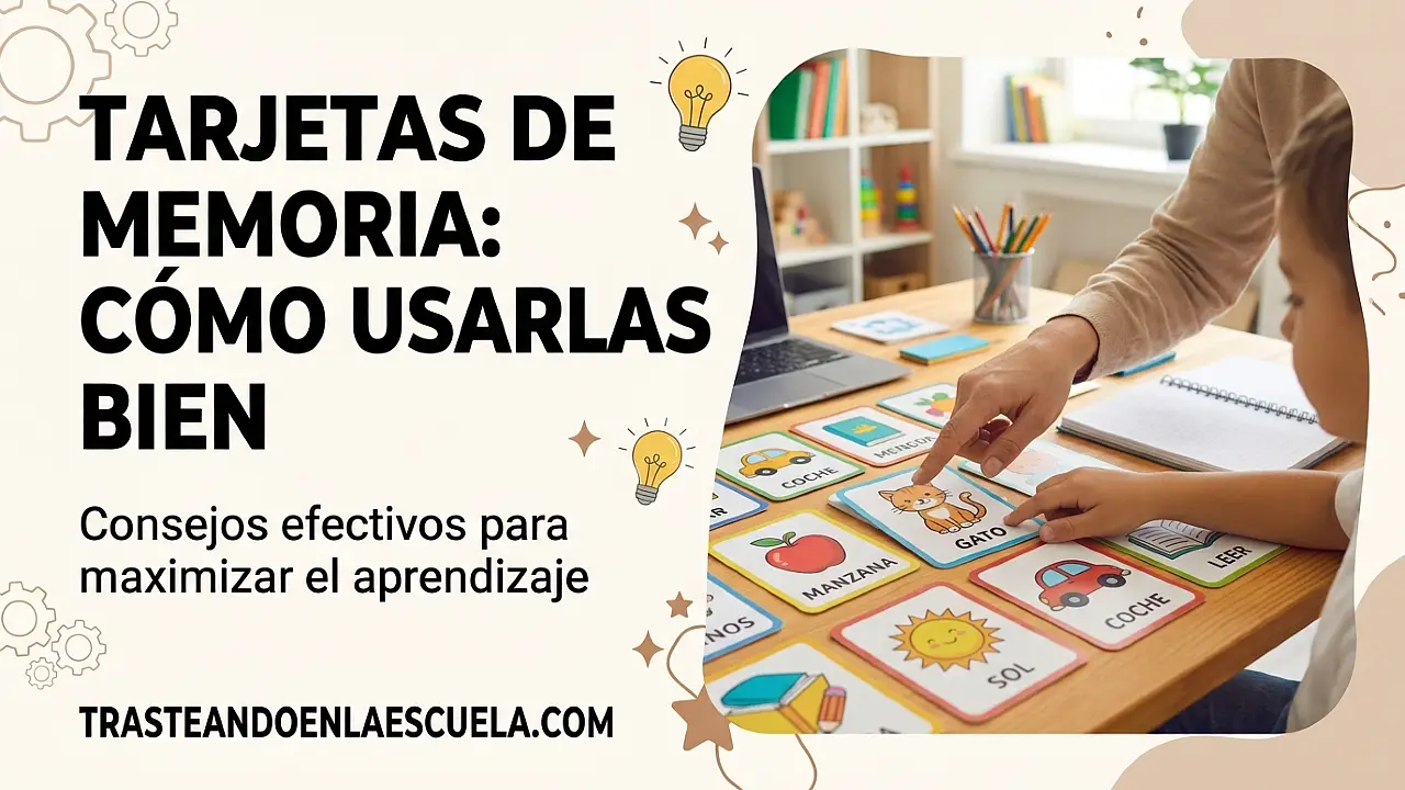 Las tarjetas de memoria (flashcards): cómo usarlas bien