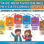 Lista de adjetivos en inglés por categorías (OSASCOMP)