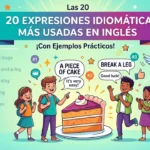 Los 20 idioms más usados en inglés con ejemplos