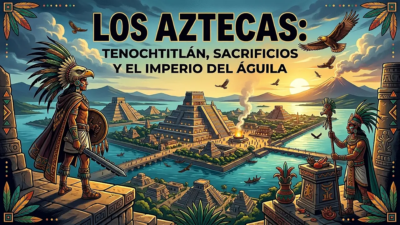 Los aztecas: Tenochtitlán, sacrificios y el imperio del águila