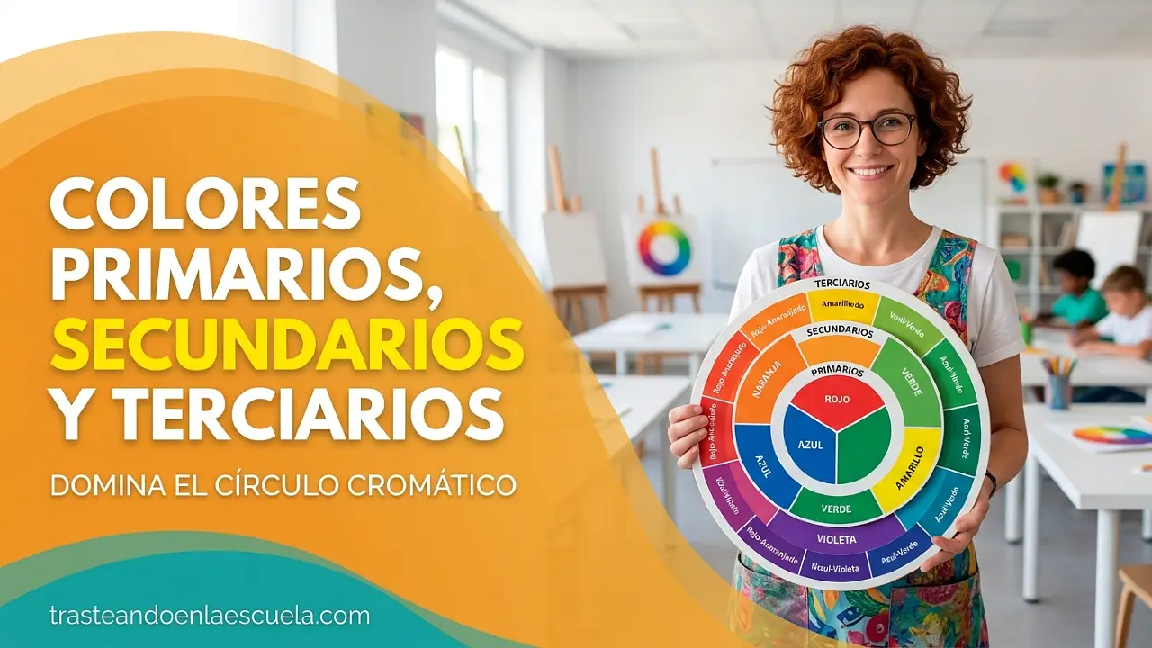 Los colores primarios, secundarios y terciarios