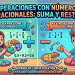 Operaciones con números racionales: suma y resta
