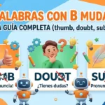 Palabras con Silent B: guía completa (thumb, doubt, subtle)