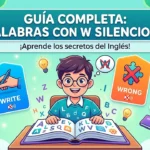 Palabras con Silent W: guía completa (write, wrong, wrist)