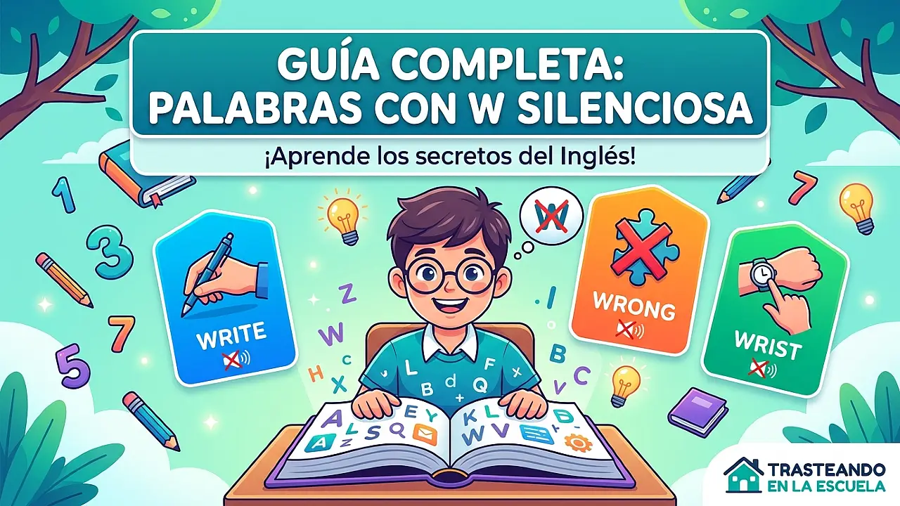 Palabras con Silent W: guía completa (write, wrong, wrist)