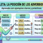 Posición de los adverbios: guía completa con ejemplos