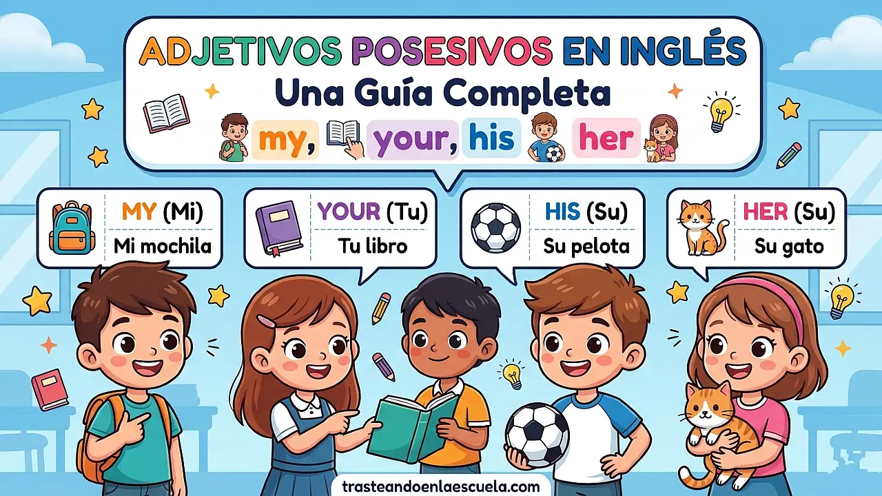 Adjetivos posesivos en inglés