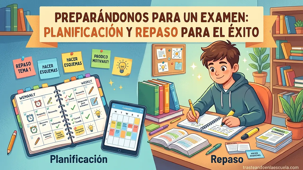 Preparar un examen: planificación y repaso para el éxito