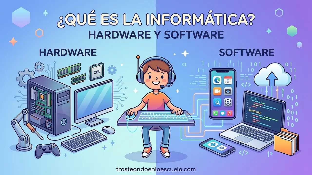 Qué es la informática: hardware y software