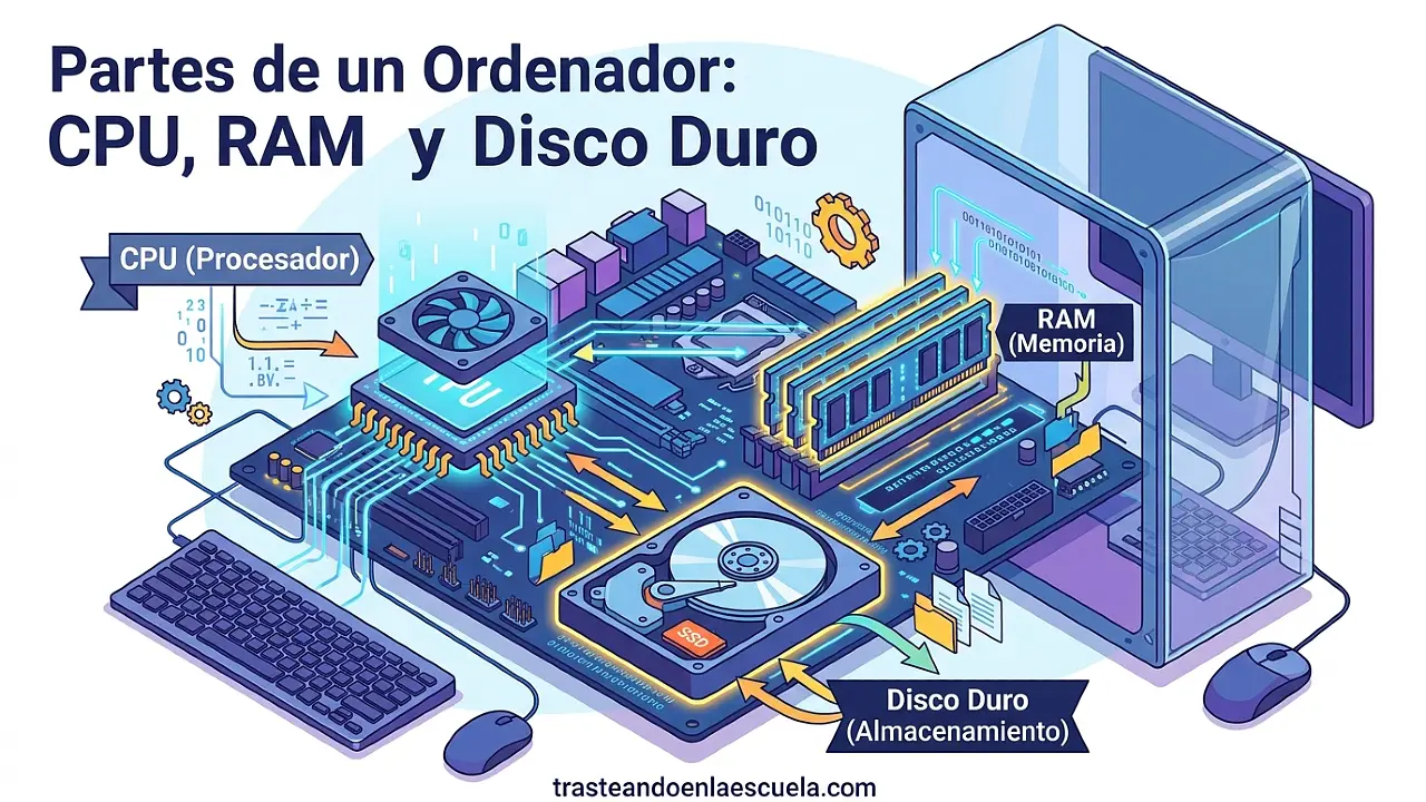 Qué es la informática: hardware y software
