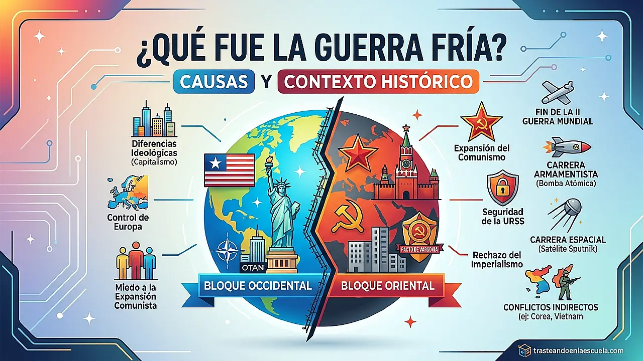 Qué fue la Guerra Fría: causas y contexto histórico