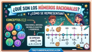Qué son los números racionales y cómo se representan