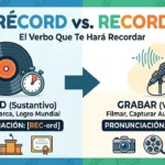 Recordar vs Record: el verbo que te hará grabar en la memoria