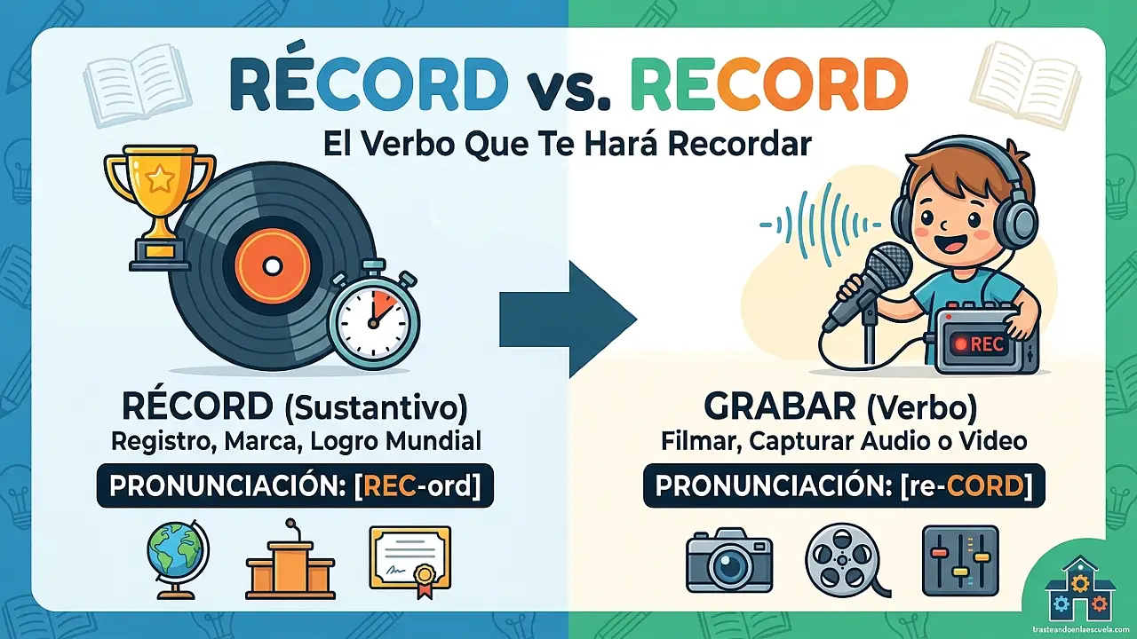 Recordar vs Record: el verbo que te hará grabar en la memoria