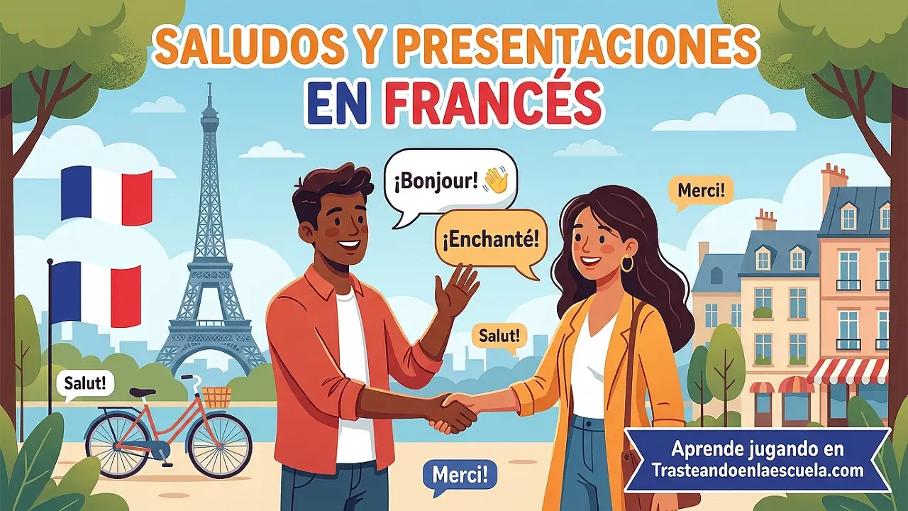 Saludos y presentaciones en francés: bonjour, enchanté