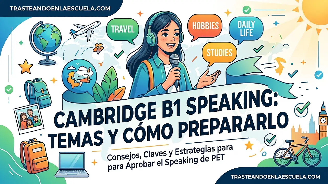 Speaking del Cambridge B1: temas y cómo prepararlo